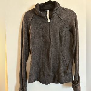 Lululemon 3/4 zip herringbone size 12